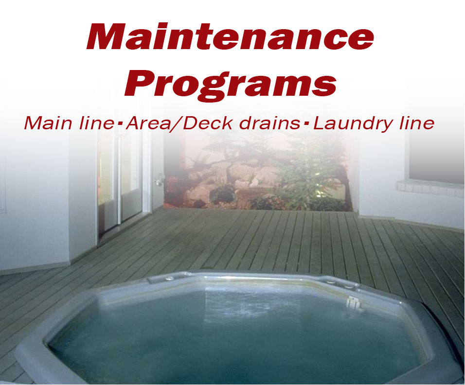 Sign up for yearly maintenance with Economy Rooter Service 818-598-0007